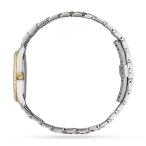 Gucci Women's Quartz Two-Tone Stainless Steel Pink Dial 29mm Watch YA1265030 - Image 4