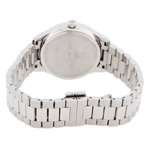 Gucci Women’s Quartz Swiss Made Stainless Steel Sky Blue Dial 32mm Watch YA1265044 - Image 5