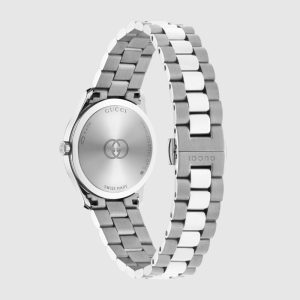 Gucci Women's Quartz Stainless Steel Burgundy Dial 29mm Watch YA1265069 - Image 3