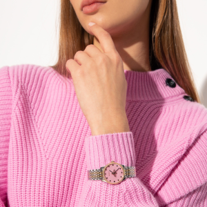 Gucci Women's Quartz Two-Tone Stainless Steel Pink Dial 29mm Watch YA1265030 - Image 7