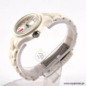 Alternative view of Elle Women’s Quartz White Plastic Strap White Dial 39mm Watch LE50001P01 (Like New)