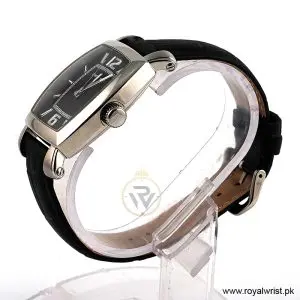 Alternative view of Pierre Cardin Men’s Quartz Black Leather Strap Black Dial 36mm Watch PC10028/B6 (Like New)