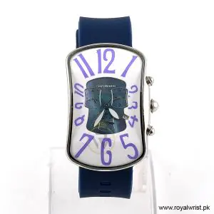 San Marco Women’s Quartz Blue Silicone Strap Blue Mother Of Pearl Dial 34mm Watch R8308G/1 (Like New)
