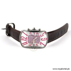 San Marco Women’s Quartz Brown Leather Strap Multi Color Dial 33mm Watch RE16312/5 (Like New) - Image 3