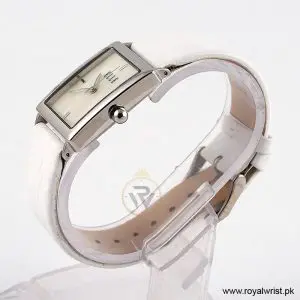 Alternative view of Elle Women’s Quartz White Leather Strap Mother Of Pearl Dial 26mm Watch EL20026S01C/2 (Like New)