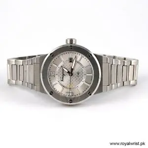 Ferragamo Men’s Swiss Made Quartz Silver Stainless Steel Silver Dial 44mm Watch SFHY01422/A (Like New) - Image 3
