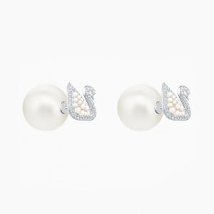 Swarovski Iconic Swan Stud Earrings 5416591 (Like New)