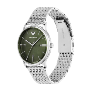 Alternative view of Emporio Armani Men’s Quartz Silver Stainless Steel Green Dial 42mm Watch AR11644