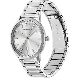 Alternative view of Emporio Armani Men’s Quartz Silver Stainless Steel Silver Dial 43mm Watch AR11730