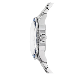Alternative view of Emporio Armani Men’s Quartz Silver Stainless Steel Dark Blue Dial 41mm Watch AR80076