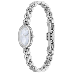 Alternative view of Emporio Armani Women’s Quartz Silver Stainless Steel Mother of Pearl Oval Dial 24mm Watch AR11720