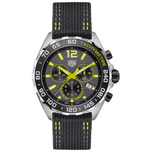 Tag Heuer Formula 1 Men’s Quartz Swiss Made Black Nylon Strap Grey Dial 43mm Watch CAZ101AG.FC8304 (Factory Leftover)