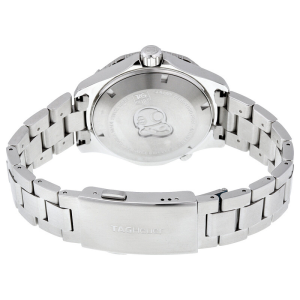 Tag Heuer Aquaracer Men’s Automatic Swiss Made Silver Stainless Steel Blue Dial 41mm Watch WAK2111.BA0830 (Factory Leftover) - Image 3
