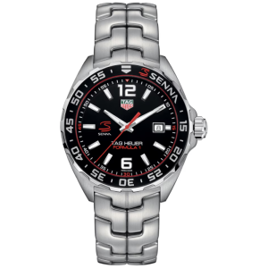 Tag Heuer Formula 1 Men’s Quartz Swiss Made Silver Stainless Steel Black Dial 43mm Watch WAZ1012.BA0883 (Factory Leftover)