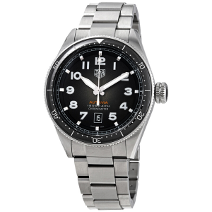 Tag Heuer Autavia Isograph Men’s Automatic Swiss Made Stainless Steel Black Dial 42mm Watch WBE5110.EB0173 (Factory Leftover)