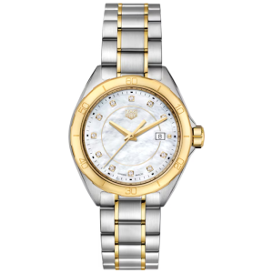 Tag Heuer Formula 1 Women's Quartz Swiss Made Two-Tone Stainless Steel Mother of Pearl Dial 32mm Watch WBJ1421.BB0648 (Factory Leftover)