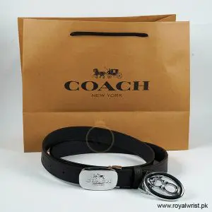 Alternative view of Coach Women’s Reversible Leather Belt with Buckle Gift Set CH-10001