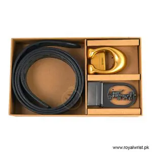 Coach Men’s Reversible Leather Belt with Buckle Gift Set CH-10004
