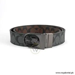 Coach Men’s Reversible Leather Belt with Buckle Gift Set CH-10004 - Image 4