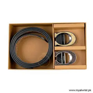 Coach Men’s Reversible Leather Belt with Buckle Gift Set CH-10006