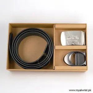 Coach Men’s Reversible Leather Belt with Buckle Gift Set CH-10007