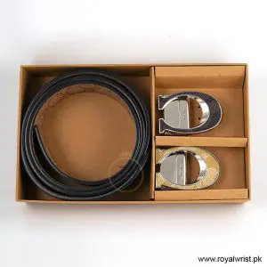 Coach Men’s Reversible Leather Belt with Buckle Gift Set CH-10008