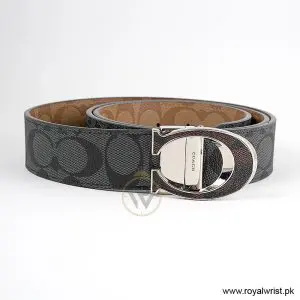 Coach Men’s Reversible Leather Belt with Buckle Gift Set CH-10008 - Image 3