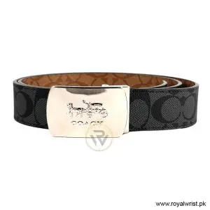 Coach Men’s Reversible Leather Belt with Buckle Gift Set CH-10013 - Image 4