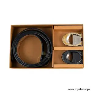 Coach Men’s Reversible Leather Belt with Buckle Gift Set CH-10016