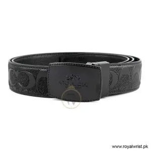 Coach Men’s Reversible Leather Belt with Buckle Gift Set CH-10017 - Image 3