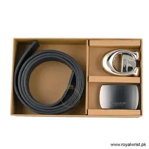 Coach Men’s Reversible Leather Belt with Buckle Gift Set CH-10018