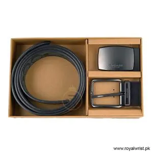 Coach Men’s Reversible Leather Belt with Buckle Gift Set CH-10019