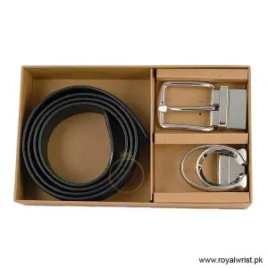 Coach Men’s Reversible Leather Belt with Buckle Gift Set CH-10021