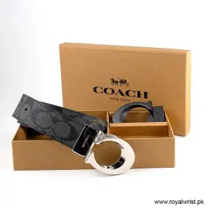 Alternative view of Coach Men’s Reversible Leather Belt with Buckle Gift Set CH-10022