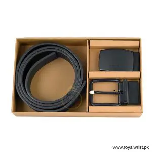 Coach Men’s Reversible Leather Belt with Buckle Gift Set CH-10023