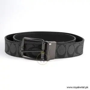 Coach Men’s Reversible Leather Belt with Buckle Gift Set CH-10025 - Image 4