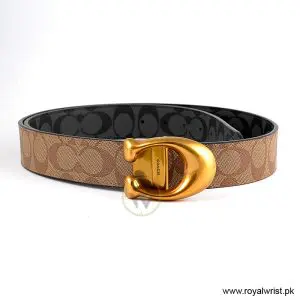 Coach Men’s Reversible Leather Belt with Buckle Gift Set CH-10026 - Image 4