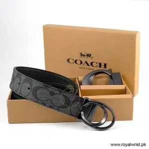 Alternative view of Coach Men’s Reversible Leather Belt with Buckle Gift Set CH-10028