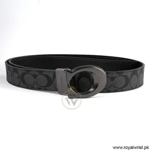 Coach Men’s Reversible Leather Belt with Buckle Gift Set CH-10028 - Image 3