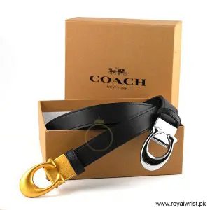 Coach Women’s Reversible Leather Belt with Buckle Gift Set CH-10029