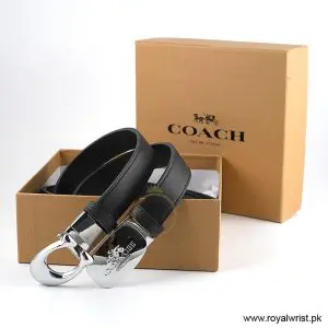 Coach Women’s Reversible Leather Belt with Buckle Gift Set CH-10034