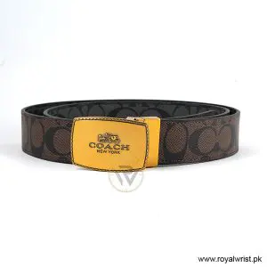 Coach Men’s Reversible Leather Belt with Buckle Gift Set CH-10038 - Image 4