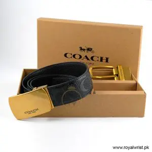 Alternative view of Coach Men’s Reversible Leather Belt with Buckle Gift Set CH-10042