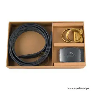 Coach Men’s Reversible Leather Belt with Buckle Gift Set CH-10043