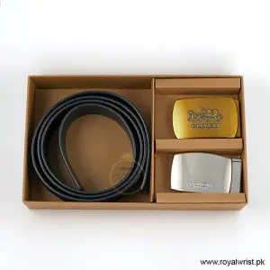 Coach Men’s Reversible Leather Belt with Buckle Gift Set CH-10046