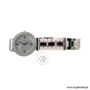 Guess Women’s Quartz Two Tone Stainless Steel Silver Dial 30mm Bracelet Watch GW0531L1 (Like New) - Image 3
