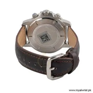 TISSOT Men’s Quartz Swiss Made Brown Leather Strap Blue Gradient Dial 45mm Watch T120.417.11.041.01 (Like New) - Image 4