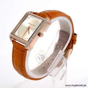 Alternative view of Michael Kors Women’s Quartz Camel Brown Leather Strap White Dial 32mm Watch MK2610/1 (Like New)