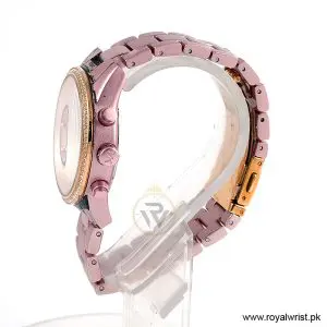 Alternative view of Michael Kors Women’s Quartz Pink Stainless Steel Rose Gold Dial 37mm Watch MK6753 (Like New)