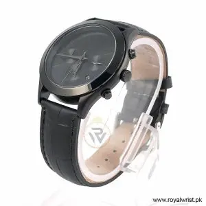 Alternative view of Michael Kors Men’s Quartz Black Leather Strap Black Dial 44mm Watch MK8919/1 (Like New)